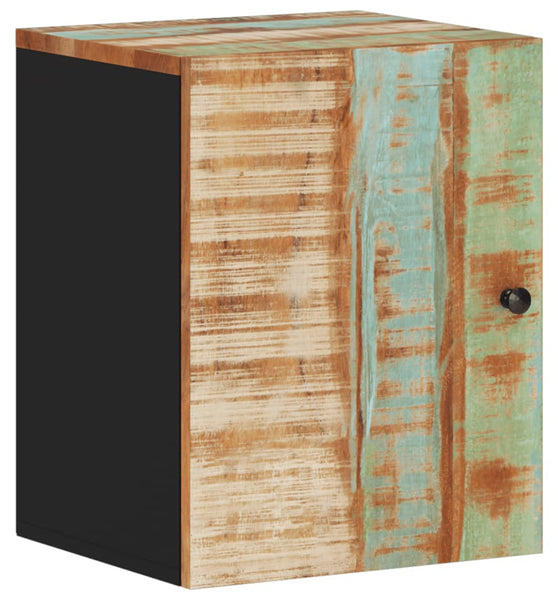 Bad-Wandschrank 38x33x48 cm Altholz Massiv