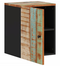 Bad-Wandschrank 38x33x48 cm Altholz Massiv