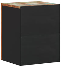 Bad-Wandschrank 38x33x48 cm Altholz Massiv