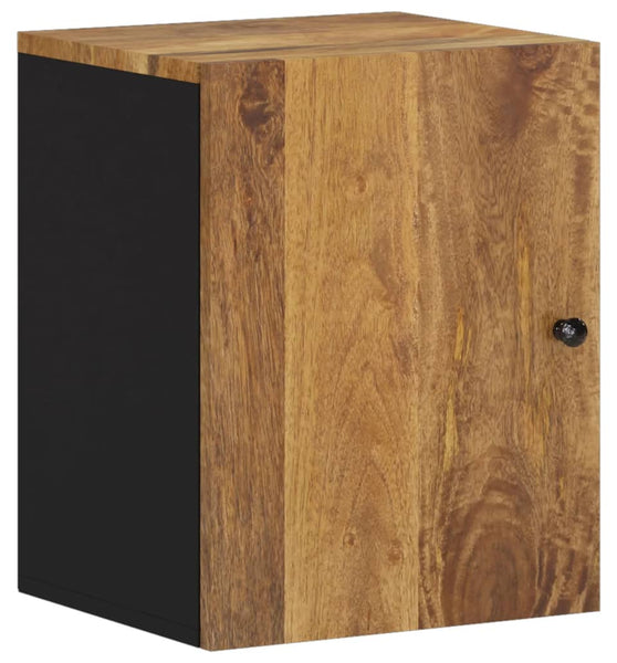 Bad-Wandschrank 38x33x48 cm Massivholz Mango
