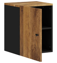 Bad-Wandschrank 38x33x48 cm Massivholz Mango