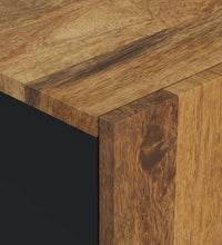 Bad-Wandschrank 38x33x48 cm Massivholz Mango