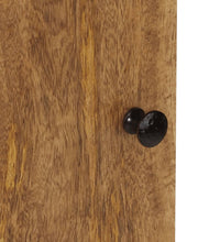 Bad-Wandschrank 38x33x48 cm Massivholz Mango
