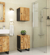 Badschrank 38x33x58 cm Massivholz Mango