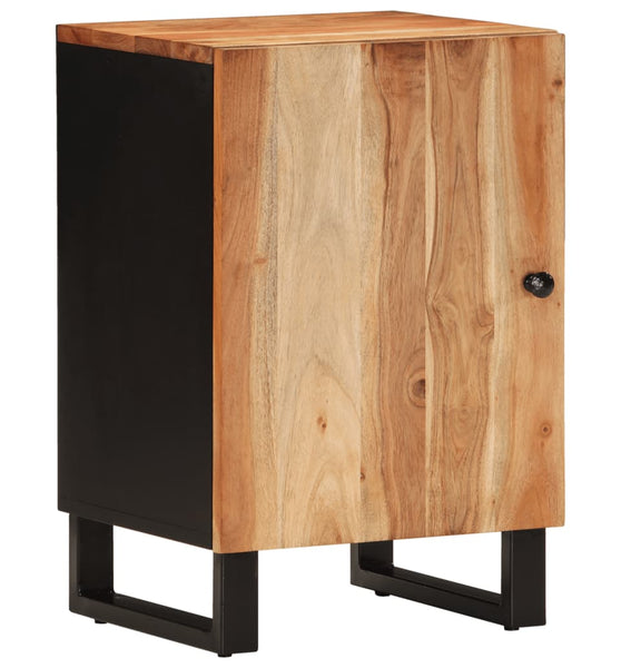 Badschrank 38x33x58 cm Massivholz Akazie