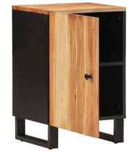 Badschrank 38x33x58 cm Massivholz Akazie