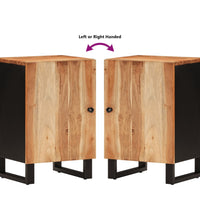 Badschrank 38x33x58 cm Massivholz Akazie