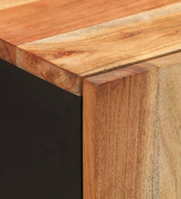 Badschrank 38x33x58 cm Massivholz Akazie