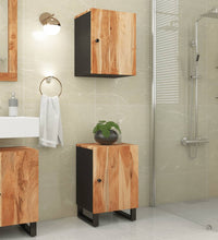 Badschrank 38x33x58 cm Massivholz Akazie