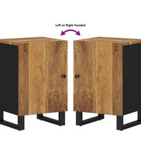 Badschrank 38x33x58 cm Massivholz Mango