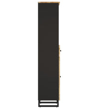 Badschrank 38x33x160 cm Massivholz Mango