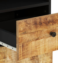 Badschrank 38x33x160 cm Massivholz Mango