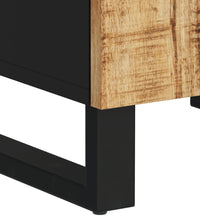 Badschrank 38x33x160 cm Massivholz Mango
