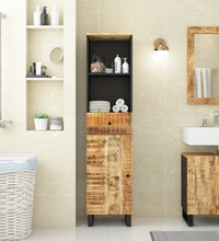 Badschrank 38x33x160 cm Massivholz Mango