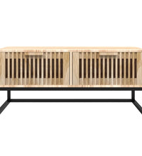 Couchtisch 80x40x35 cm Holzwerkstoff und Eisen