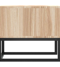 Couchtisch 80x40x35 cm Holzwerkstoff und Eisen