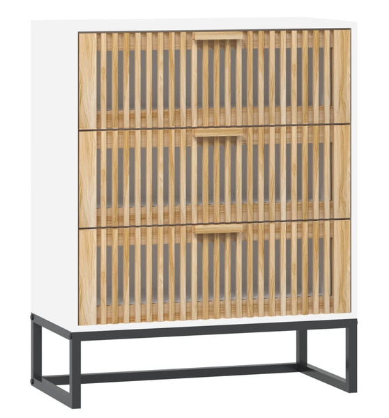 Sideboard Weiß 60x30x75 cm Holzwerkstoff