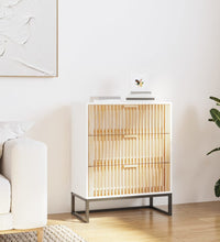 Sideboard Weiß 60x30x75 cm Holzwerkstoff