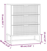 Sideboard 60x30x75 cm Holzwerkstoff