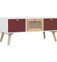 Couchtisch mit Schubladen 80x40x35,5 cm Holzwerkstoff