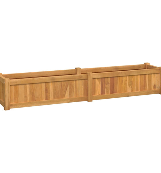 Hochbeet 150x30x25 cm Massivholz Teak