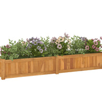 Hochbeet 150x30x25 cm Massivholz Teak