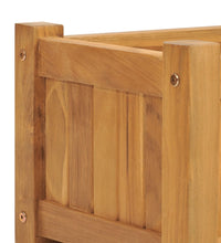 Hochbeet 150x30x25 cm Massivholz Teak