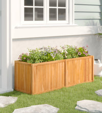 Hochbeet 150x50x50 cm Massivholz Teak