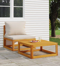 2-tlg. Garten-Sofa-Set mit Kissen Massivholz Akazie