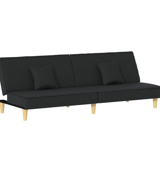 Schlafsofa Schwarz Stoff