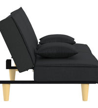 Schlafsofa Schwarz Stoff