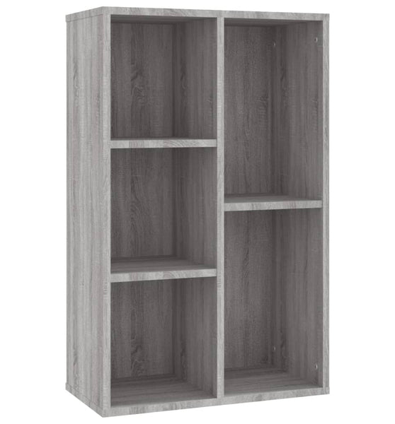 Bücherregal/Sideboard Grau Sonoma 50x25x80 cm Holzwerkstoff