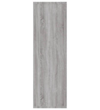 Bücherregal/Sideboard Grau Sonoma 50x25x80 cm Holzwerkstoff