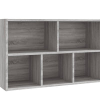Bücherregal/Sideboard Grau Sonoma 50x25x80 cm Holzwerkstoff