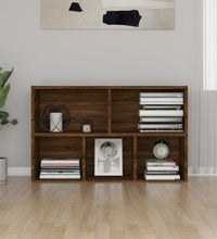 Bücherregal/Sideboard Braun Eiche 50x25x80 cm Holzwerkstoff