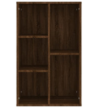 Bücherregal/Sideboard Braun Eiche 50x25x80 cm Holzwerkstoff