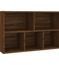 Bücherregal/Sideboard Braun Eiche 50x25x80 cm Holzwerkstoff