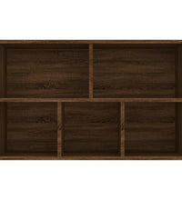 Bücherregal/Sideboard Braun Eiche 50x25x80 cm Holzwerkstoff