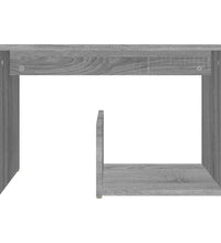Beistelltisch Grau Sonoma 59x36x38 cm Holzwerkstoff