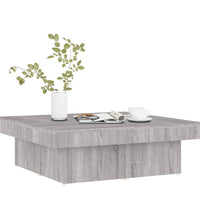 Couchtisch Grau Sonoma 90x90x28 cm Holzwerkstoff