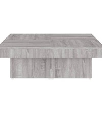Couchtisch Grau Sonoma 90x90x28 cm Holzwerkstoff