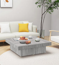 Couchtisch Grau Sonoma 90x90x28 cm Holzwerkstoff