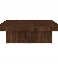 Couchtisch Braun Eichen-Optik 90x90x28 cm Holzwerkstoff