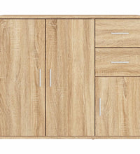 Sideboard Sonoma-Eiche 91x29,5x75 cm Holzwerkstoff