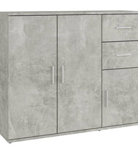 Sideboard Betongrau 91x29,5x75cm Holzwerkstoff