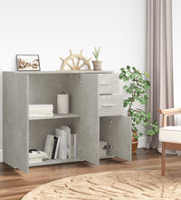 Sideboard Betongrau 91x29,5x75cm Holzwerkstoff
