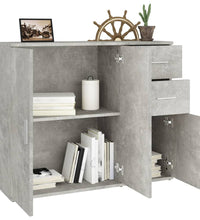 Sideboard Betongrau 91x29,5x75cm Holzwerkstoff