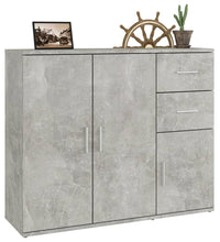 Sideboard Betongrau 91x29,5x75cm Holzwerkstoff