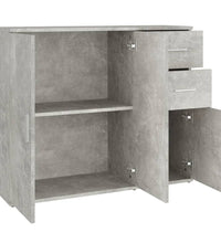 Sideboard Betongrau 91x29,5x75cm Holzwerkstoff
