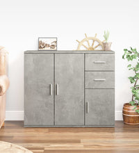 Sideboard Betongrau 91x29,5x75cm Holzwerkstoff